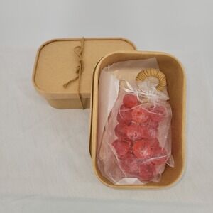 Handmade Grape Cluster Bar Soap Set 2pc with Rope Handle